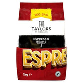 Taylors of Harrogate Espresso Beans Roast Coffee 1kg  Adomoo
